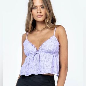 NWOT Princess Polly Kellan Top Lilac